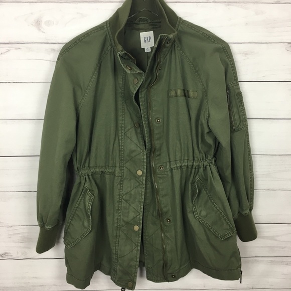 Gap Women’s Utility Bomber Jacket XS Petite - Picture 7 of 12